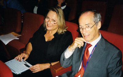 2003: Nicole von Steinbüchel-Rheinwall(*14.09.1955),Prof. Dr.  mit J.-L. Truelle, EFNS Congr. Paris 2004
