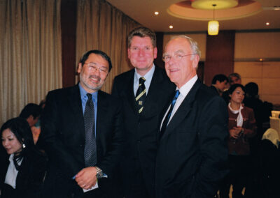 (from the left) Wise Young US, SCI repair trial, Axel Ekkernkamp, gen.Trauma− Rehab., DE, Klaus von Wild, restorative NS Rehab., DE